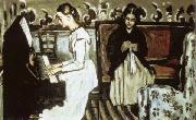 Paul Cezanne, Jeune fill au piano